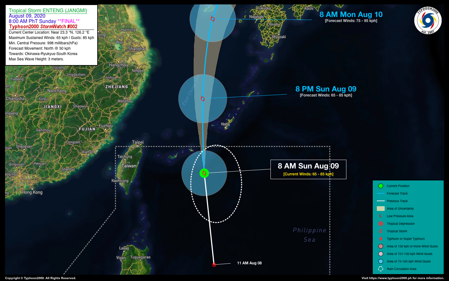 Tropical Storm ENTENG (JANGMI) Final StormWatch – Typhoon2000 ...