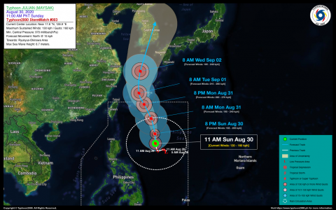 Typhoon JULIAN (MAYSAK) StormWatch No. 03