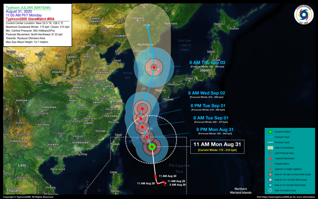 Typhoon JULIAN (MAYSAK) StormWatch No. 04 – Typhoon2000 Philippine TC ...