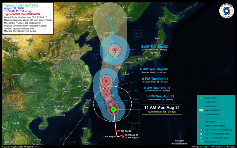Typhoon JULIAN (MAYSAK) StormWatch No. 04