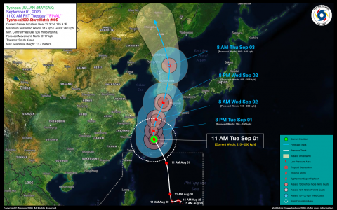 Typhoon JULIAN (MAYSAK) Final StormWatch