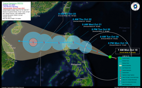 Tropical Depression PEPITO Advisory No. 01