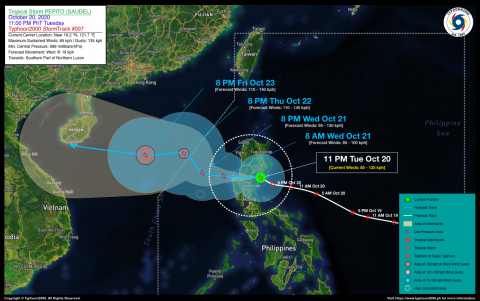 Tropical Storm PEPITO (SAUDEL) Advisory No. 07