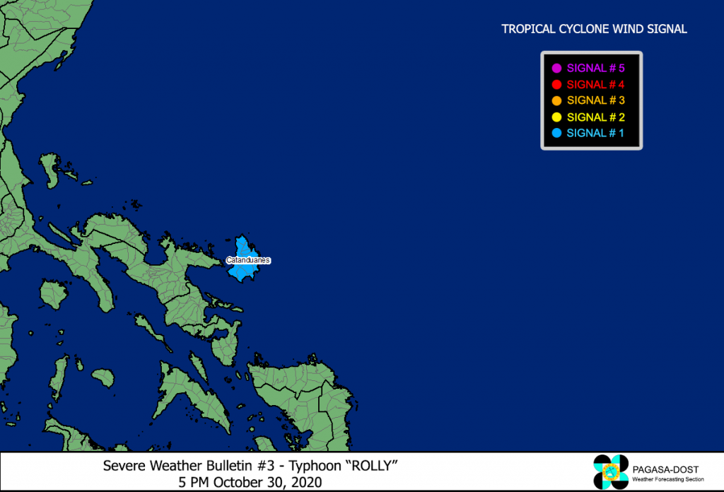 Super Typhoon ROLLY (GONI) Advisory No. 05 – Typhoon2000 Philippine TC ...