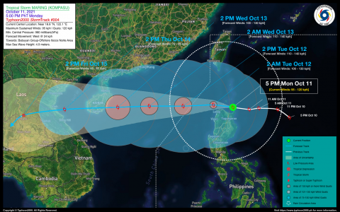 Severe Tropical Storm MARING (KOMPASU) Advisory No. 04