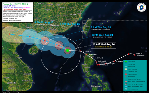 Severe Tropical Storm FLORITA (MA-ON) Final Advisory