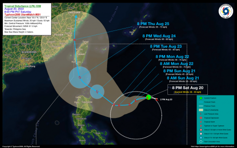 Tropical Disturbance (LPA) 93W StormWatch No. 01