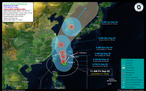 Typhoon HENRY (HINNAMNOR)  StormWatch No. 03