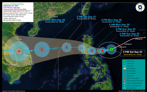 Typhoon KARDING (NORU) Advisory No. 06