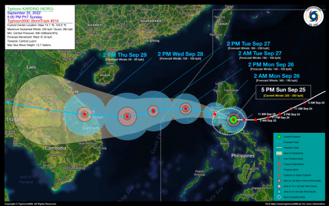 Typhoon KARDING (NORU) Advisory No. 10