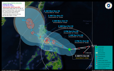 Tropical Storm PAENG (NALGAE) Advisory No. 04