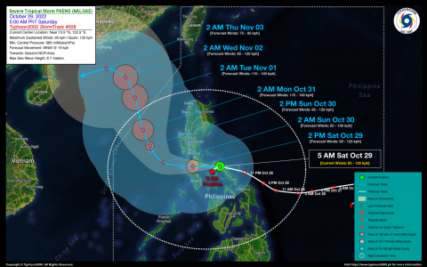 Severe Tropical Storm PAENG (NALGAE) Advisory No. 08