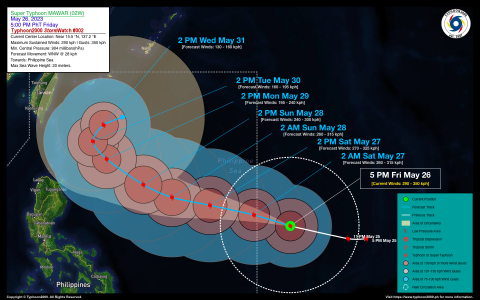Super Typhoon MAWAR StormWatch No. 02