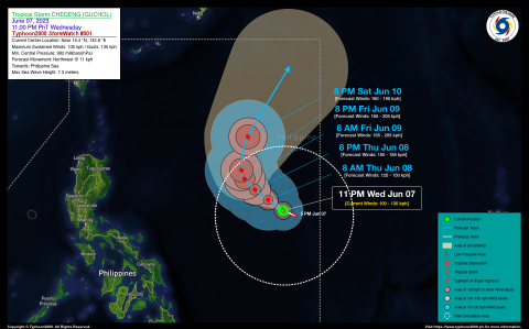 Severe Tropical Storm CHEDENG (GUCHOL) StormWatch No. 01