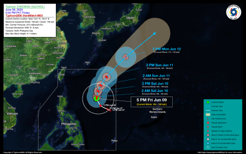 Typhoon CHEDENG (GUCHOL) StormWatch No. 03