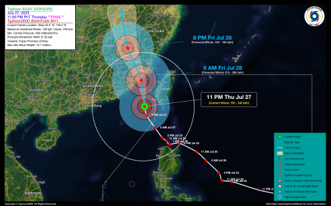 Typhoon EGAY (DOKSURI) Final Advisory