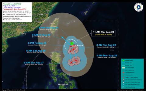 Tropical Storm GORING Advisory No. 01