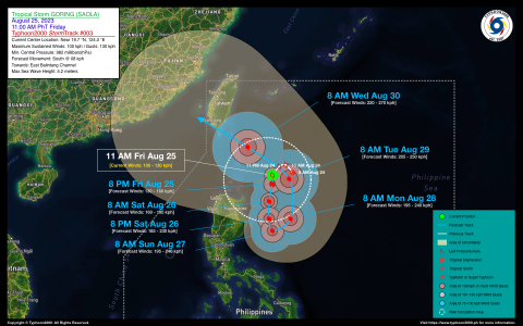 Severe Tropical Storm GORING (SAOLA) Advisory No. 03