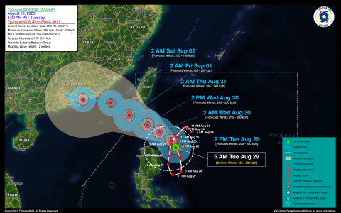 Typhoon GORING (SAOLA) Advisory No. 11