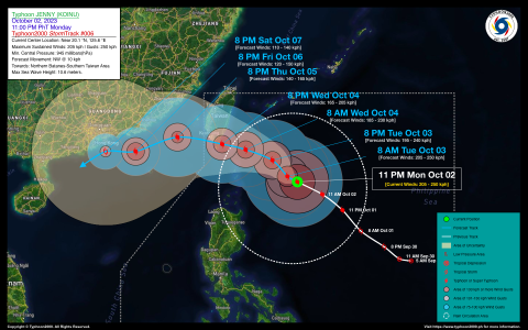 Typhoon JENNY (KOINU) Advisory No. 06