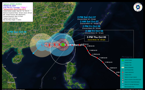 Typhoon JENNY (KOINU) Final Advisory