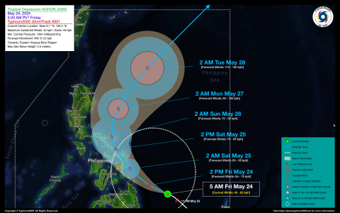 Tropical Depression AGHON (93W) Advisory No. 01