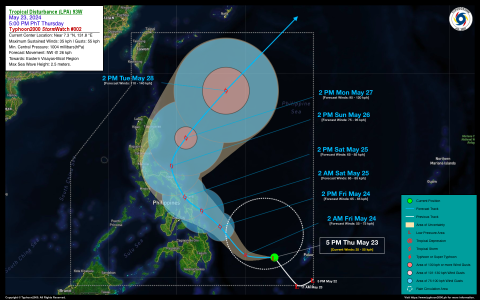 Tropical Disturbance (LPA) 93W StormWatch No. 02