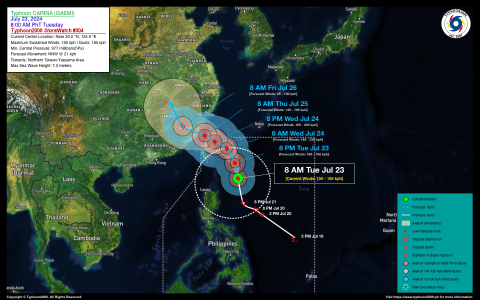 Typhoon CARINA (GAEMI) StormWatch No. 04