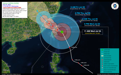 Typhoon CARINA (GAEMI) StormWatch No. 05