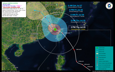 Typhoon CARINA (GAEMI) Final StormWatch