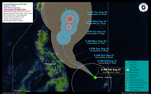 Tropical Disturbance (LPA) 92W StormWatch No. 01