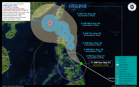 Tropical Depression ENTENG Advisory No. 01