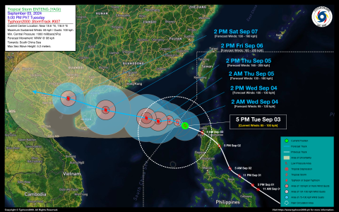 Tropical Storm ENTENG (YAGI) Advisory No. 07