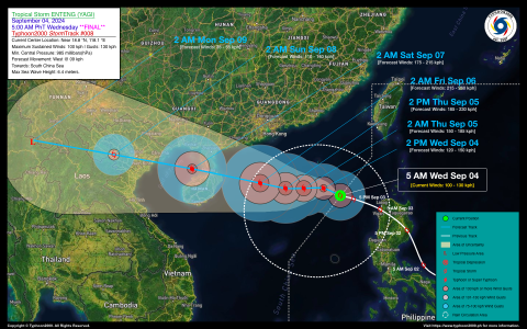 Severe Tropical Storm ENTENG (YAGI) Final Advisory