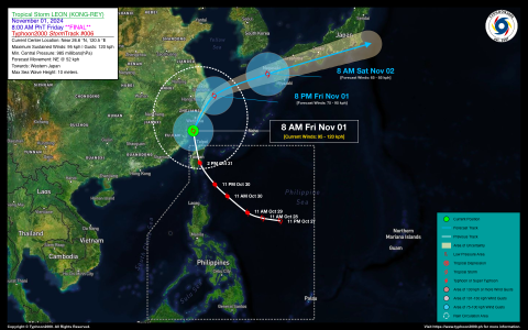 Severe Tropical Storm LEON (KONG-REY) Final Advisory