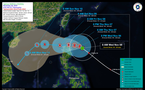 Typhoon MARCE (YINXING) Advisory No. 02