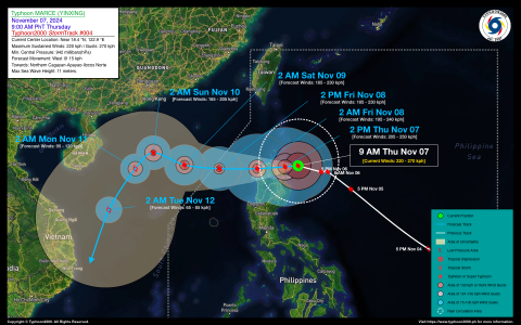 Typhoon MARCE (YINXING) Advisory No. 04