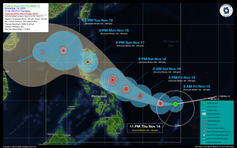 Severe Tropical Storm PEPITO (MAN-YI) Advisory No. 02