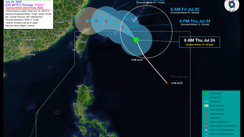 Tropical Storm DANTE (FRANCISCO) Final StormWatch