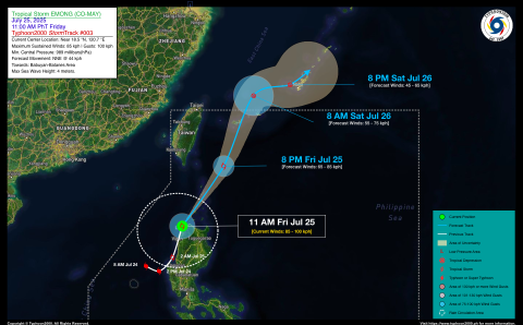Tropical Storm EMONG (CO-MAY) Advisory No. 03
